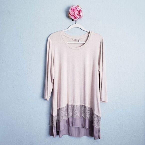 LOGO by Lori Goldstein Tops - ‎Logo